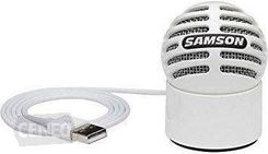 SAMSON METEORITE- mikrofon pojemnościowy USB, biały, kardioida, 16-bit, 44.1/48kH, kabel usb, pokrowiec