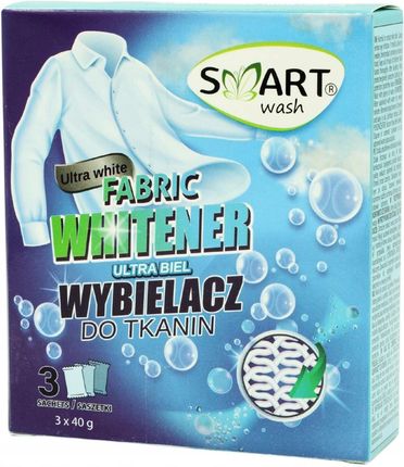 Smart Wash Wybielacz W Proszku Do Tkanin 3x40g - zdjęcie 3