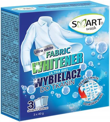 Smart Wash Wybielacz W Proszku Do Tkanin 3x40g - zdjęcie 2