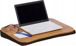 Relaxdays Naturalna poduszka na laptopa z (10021548)