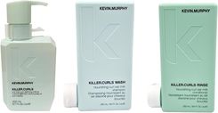 Kevin Murphy Killer.Curls Kuracja Stylizująca Do Włosów Kręconych 200Ml + Szampon Do Włosów Kręconych 250Ml + Odżywka Do Włosów Kręconych 250Ml