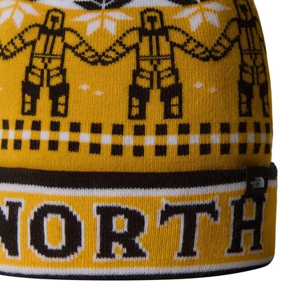 Czapka zimowa dziecięca The North Face SKI TUKE żółta NF0A7WJ89IO - zdjęcie 3