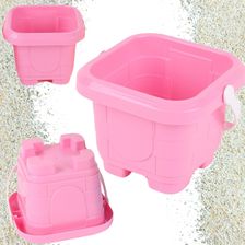 Zdjęcie Technok Wiaderko Kolorowe Do Piasku Budowanie Zamków Wygodny Uchwyt Plaża - Grudziądz