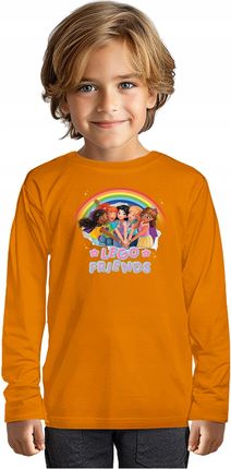 Bluzka Dziecięca Koszulka T-shirt Długi Rękaw Lego Friends 146-152