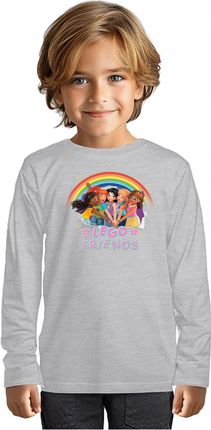 Bluzka Dziecięca Koszulka T-shirt Długi Rękaw Lego Friends 122-128