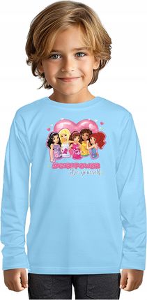 Bluzka Dziecięca Koszulka T-shirt Długi Rękaw Lego Friends 146-152