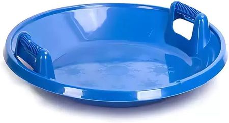 Sanki plastikowe talerz ślizg slizgacz zjazdowy na śnieg okrągłe duże 62cm - zdjęcie 2
