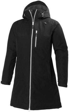 Helly Hansen Long Belfast, damska kurtka zimowa, czarna