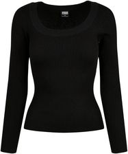 Zdjęcie Damski Sweter Z Długim Rękawem Z Szerokim Dekoltem - Myślenice