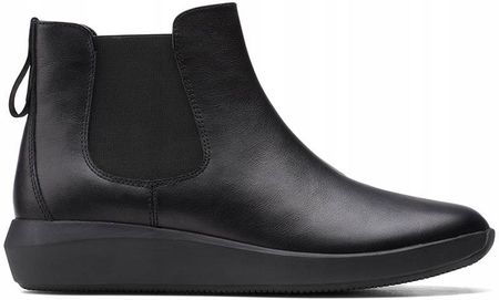 Botki Clarks Tawnia Mid czarne skórzane 37 - zdjęcie 2