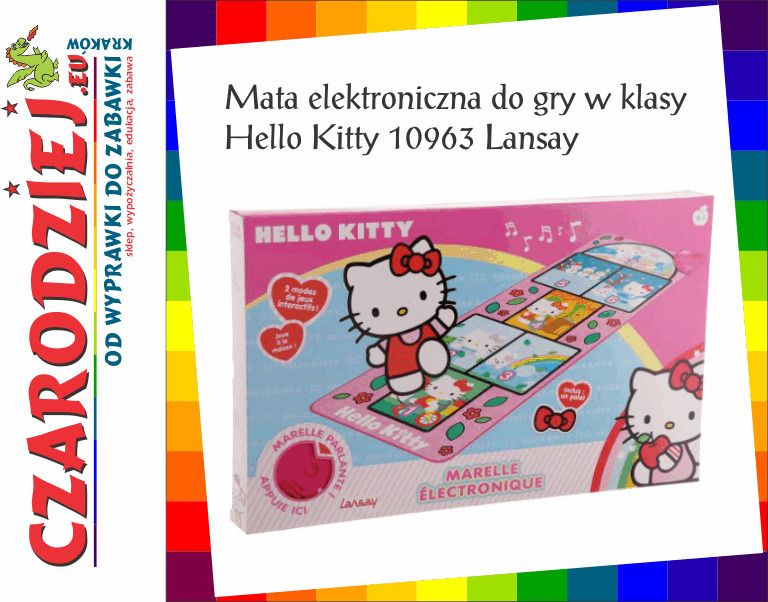Gry Hello Kitty Idzie Do Szkoły Lansay Mata Elektroniczna Do Gry W Klasy Hello Kitty 10963 - Ceny i