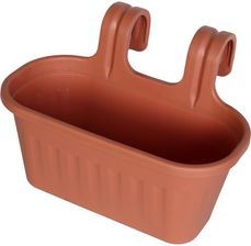 Zdjęcie Goliat Podwójna Doniczka Na Balustradę Odporna Warunki Atmosferyczne Ceglany - Trzcianka