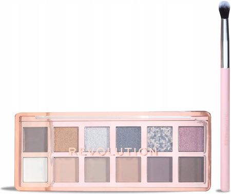Makeup Revolution London The Smokey Icon Gift Set Paletka Cieni Do Powiek 8,4G + Pędzel Do Cieni Do Powiek