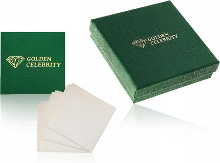 Golden Celebrity Piękny Złoty Naszyjnik Serce Serduszko Pr. 925/585 Dla Dziewczynki - zdjęcie 2