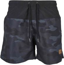 Zdjęcie Urban Classics Męskie Szorty Kąpielowe Block Brązowe - Wisła