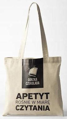 Torba eko kremowa. Apetyt rośnie w miarę czytania