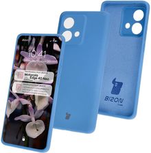 Bizon Silikonowe Etui Soft Case Do Motorola Edge 40 Neo Niebieski