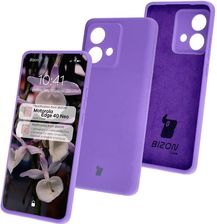 Bizon Silikonowe Etui Soft Case Do Motorola Edge 40 Neo Głęboki Fiolet
