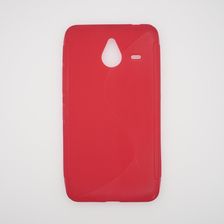 Bez Marki Etui Microsoft Lumia 640Xl Dopasowane Czerwone S Line