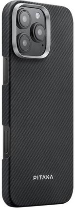PITAKA Ultra-Slim Case Black/Grey Twill - iPhone 16 Pro