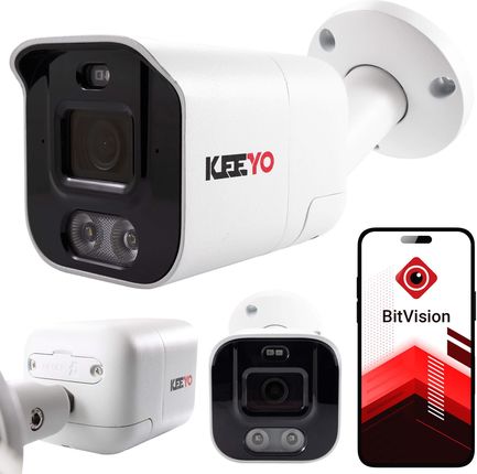 Keeyo Zestaw Do Monitoringu Ip 4X Lv-V-Ip5M25Tf-Adc 5Mpx - zdjęcie 3