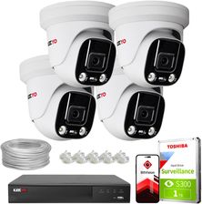 Keeyo Zestaw Do Monitoringu Ip 4X Lv-V-Ip5M25Df-Adc 5Mpx