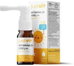 Zdjęcie Justvit Witamina D3 1000 J.M Krople 10Ml - Łowicz