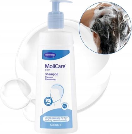 Paul Hartmann Molicare Skin Szampon Do Łagodnego Mycia Włosów Oraz Wrażliwej Skóry Głowy 500ml