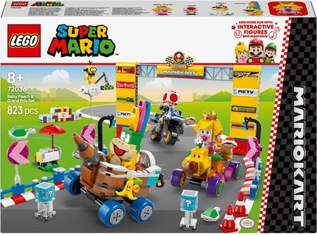 LEGO Super Mario 72036 Mario Kart – Zestaw Baby Peach i