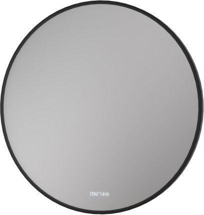 Bernstein Lustro LED Podgrzewane 8232-2.0 Okrągłe 100cm Regulacja, Zegar - Rama Czarna 100cm