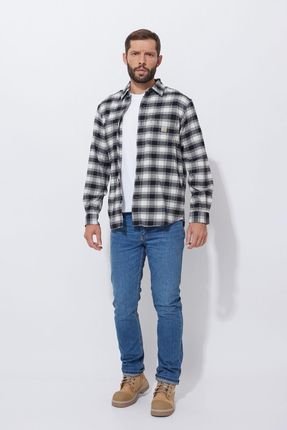 Koszula flanelowa w kratę Carhartt Rugged Flex Midweight W03 Malt (L)