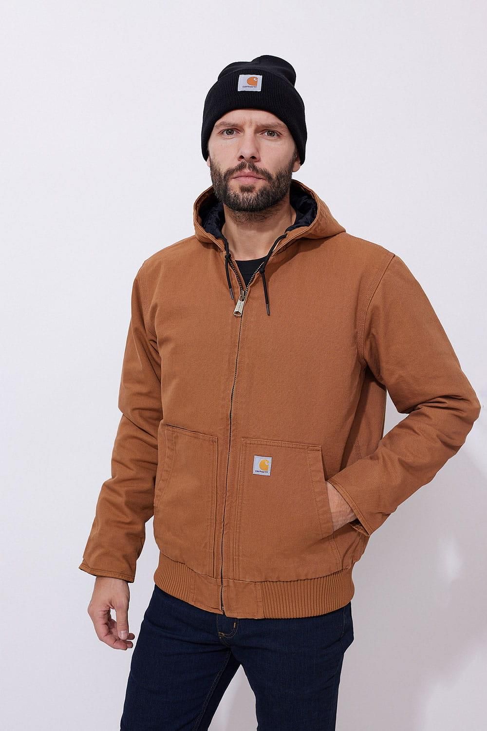 ジャケット・アウター Carhartt Duck Active Jacket Brown XL. i-kurtka-meska-zimowa-carhartt