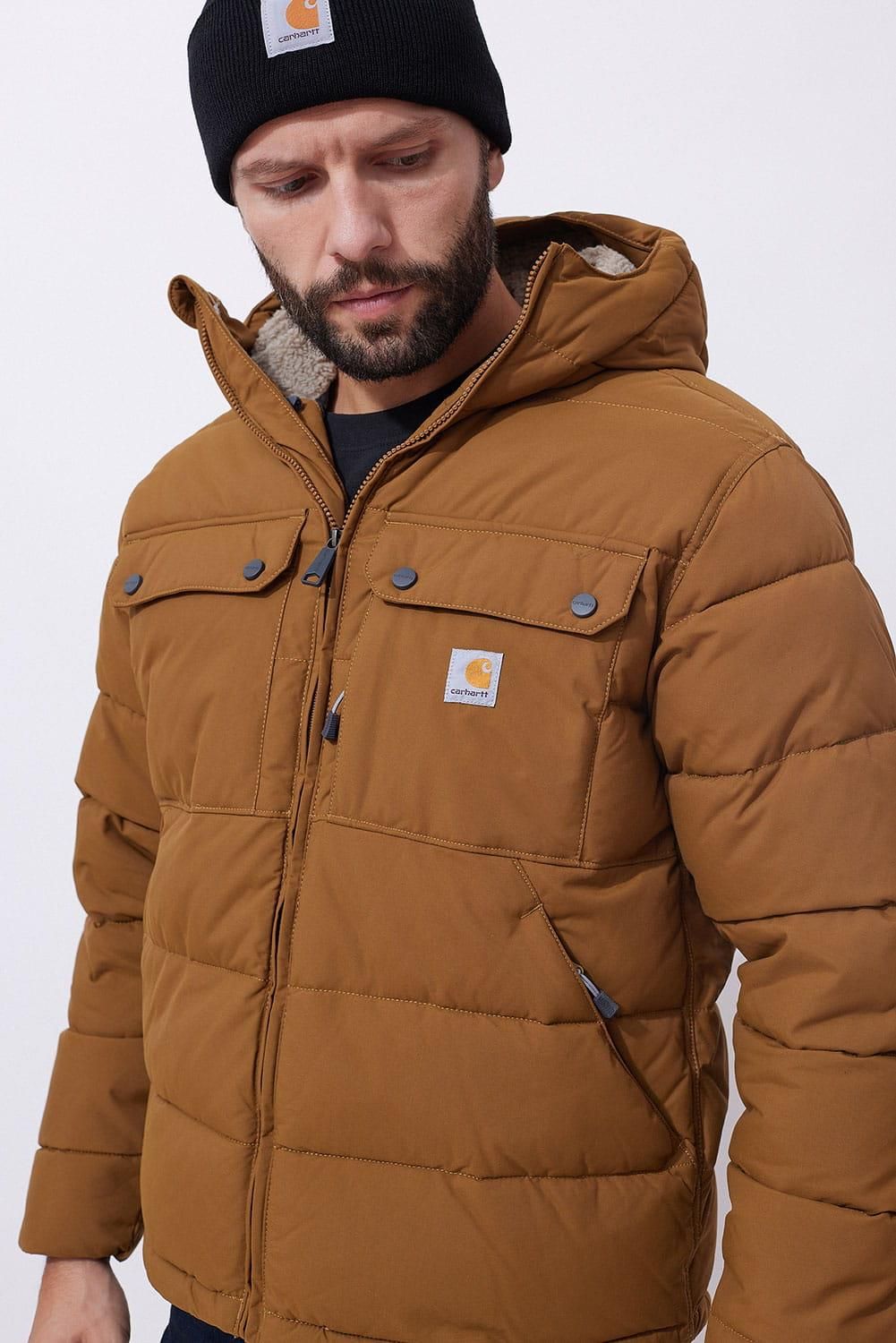 Kurtka męska puchowa Carhartt Montana B33 Oak Brown (XXL