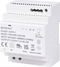 Zdjęcie Yingjiao DIN YSDS 12V 7,1A 85W (YSD100S1207100) - Orneta