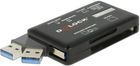 DeLOCK 91758 czytnik kart USB 3.2 Gen 1 (3.1 Gen 1) Czarny