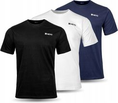 Zestaw Koszulek Heyo 3szt. Koszulka Męska T-shirt Bawełniana Casual M