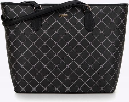 Duża shopperka z monogramem Wittchen 99-4Y-503-1 - zdjęcie 6