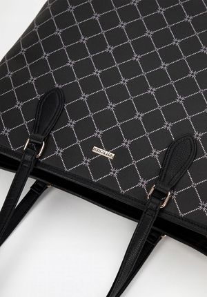 Duża shopperka z monogramem Wittchen 99-4Y-503-1 - zdjęcie 3