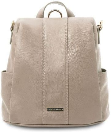 Tuscany Leather TL Bag - plecak z miękkiej skóry, kolor jasny taupe TL142138