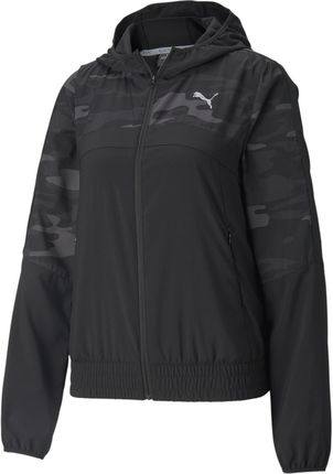 Kurtka z kapturem damska Puma RUN GRAPHIC czarna 52083601