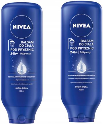 Nivea Balsam Do Ciała Pod Prysznic - Nawilżający Odżywczy 400Ml X 2