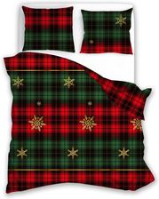 Zdjęcie Faro Pościel Bawełna 160X200+2X70X80cm Nordic 005 Krata Złote Gwiazdy - Bartoszyce