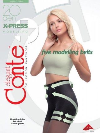 Modelujące Rajstopy Conte X-Press 20 DEN – Wyszczuplenie i Elegancja
