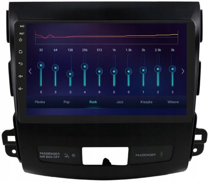 Radioodtwarzacz samochodowy Marsdev 2DIN Android Mitsubishi