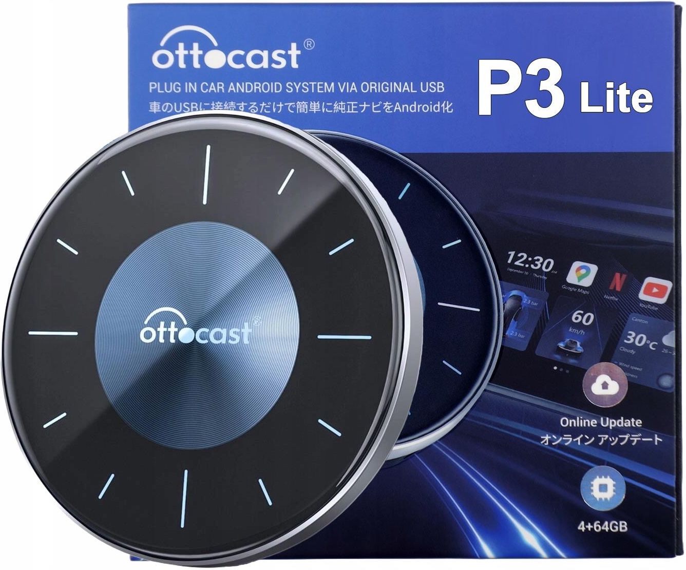 オットキャストP3 Lite ブラック OTTOAIBOX P3 Lite