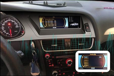 Ksaotu CarPlay Android Audi A4 B8 WiFi Gps Nawi MP3 MP4 Usb Rds Dab+ Opcja - zdjęcie 3