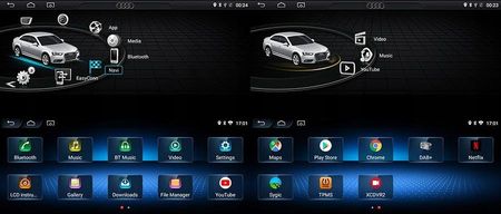 Ksaotu CarPlay Android Audi A4 B8 WiFi Gps Nawi MP3 MP4 Usb Rds Dab+ Opcja - zdjęcie 4