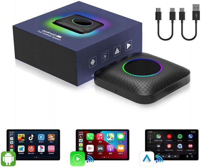 アクセサリー CarlinKit TBox Ambient SM6225 8+128GB Radioodtwarzacz samochodowy Carlinkit Tbox Ambient Rgb 8/128