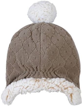 Lodger Dwuwarstwowa zimowa czapeczka z polaru brązowa Fleece Buffalo 1-2 l - zdjęcie 3