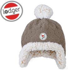 Lodger Dwuwarstwowa zimowa czapeczka z polaru brązowa Fleece Buffalo 1-2 l